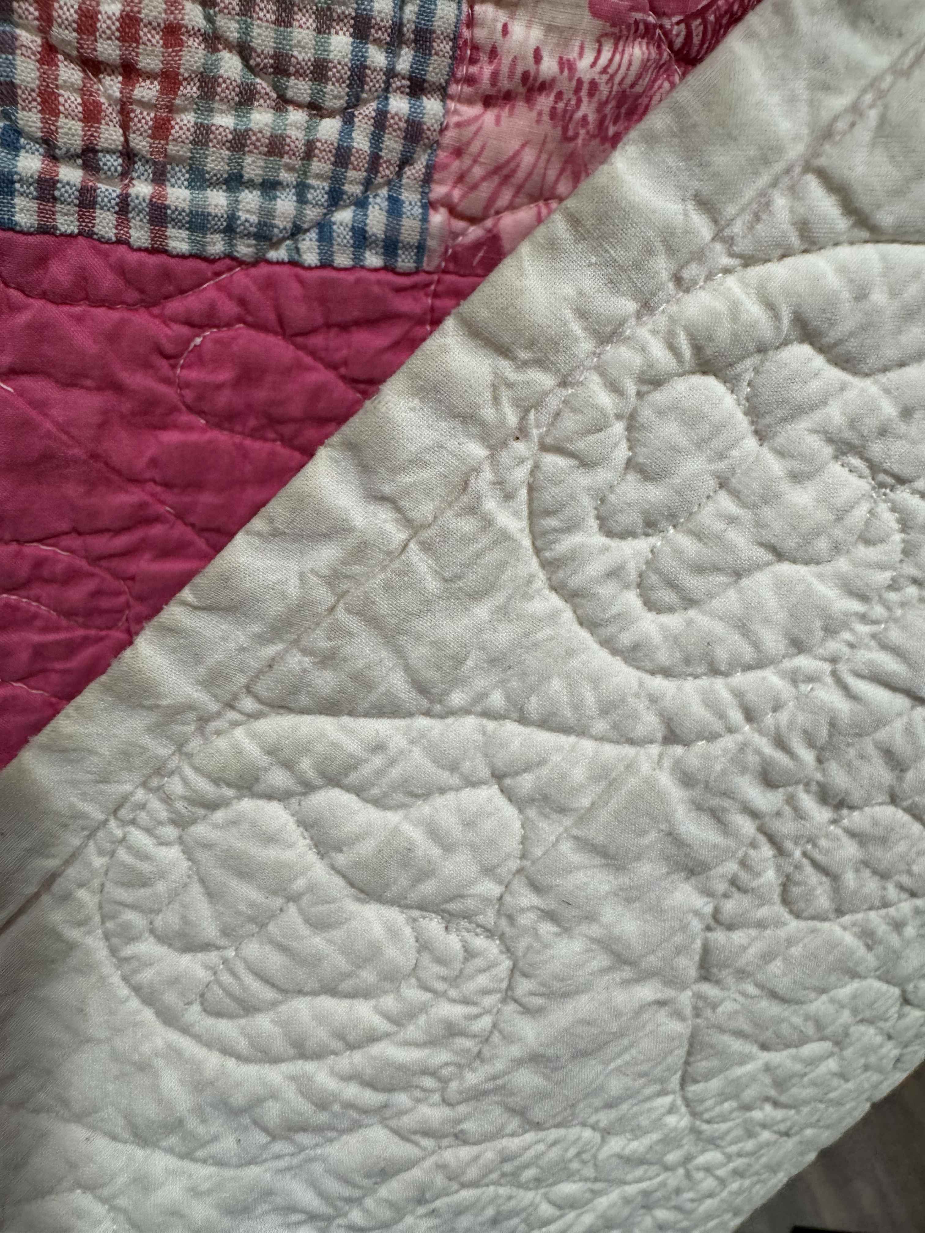 Vintage Four Patch Quilt