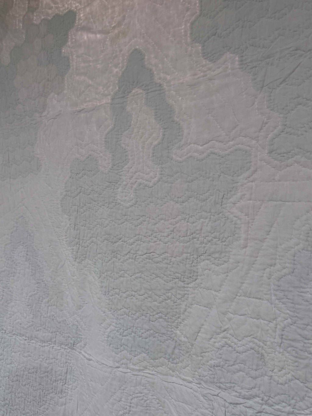 Vintage Hexagon Flower Basket Quilt