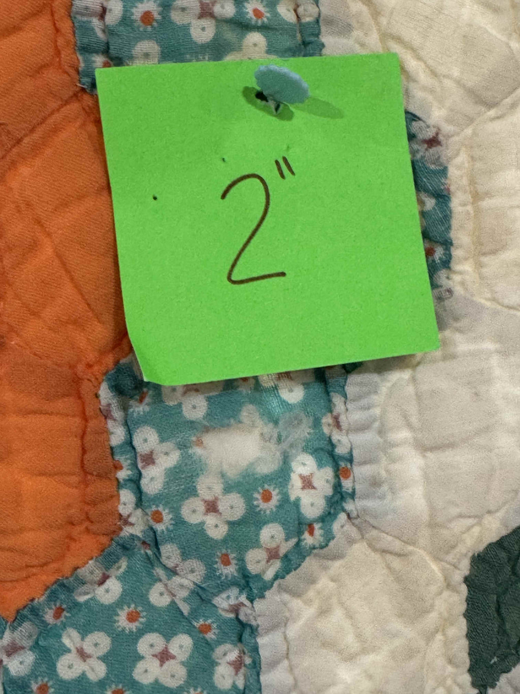 Vintage Grandmother's Flower Garden Quilt with Provenance