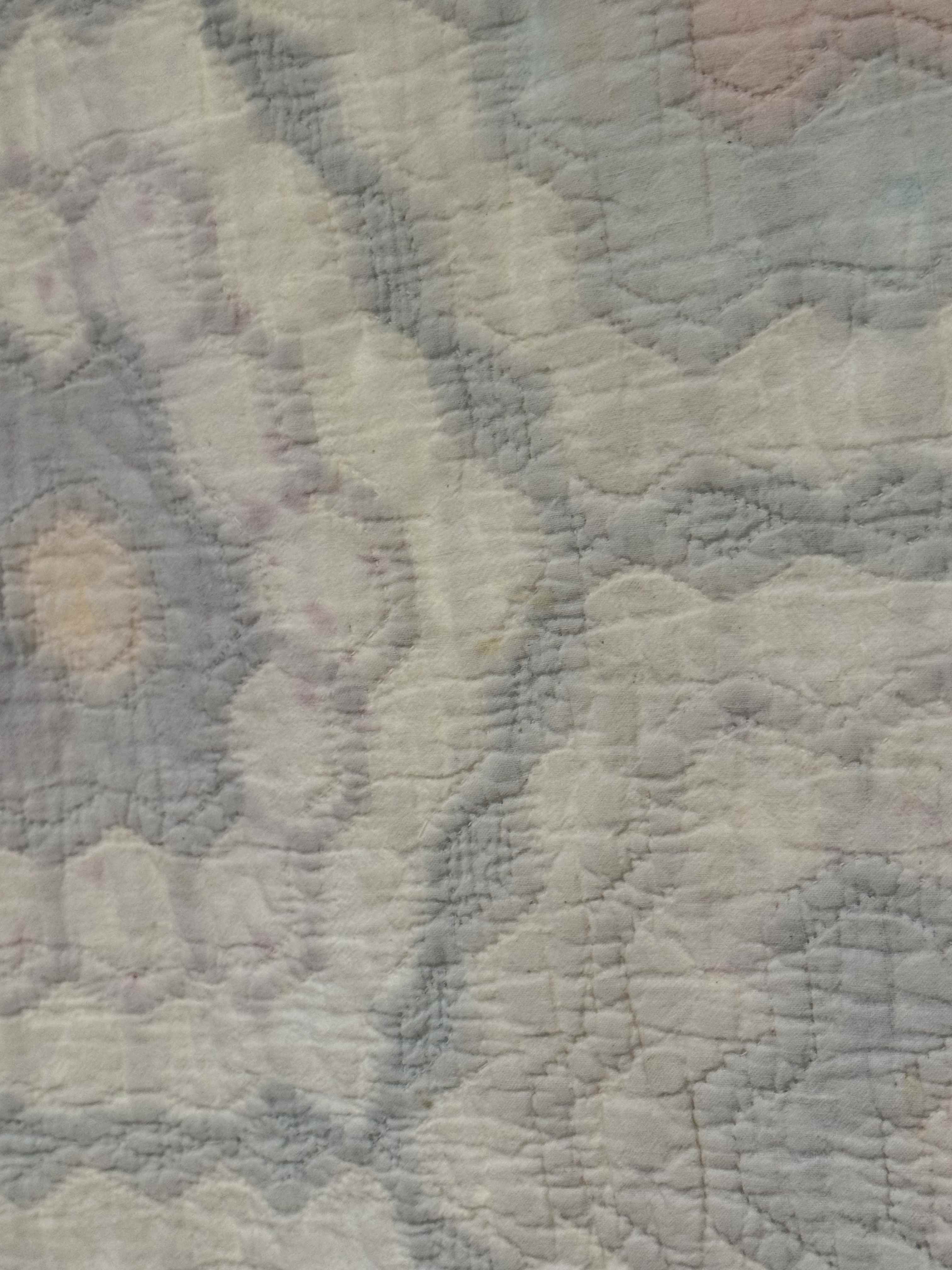 Vintage Grandmother's Flower Garden Quilt with Provenance