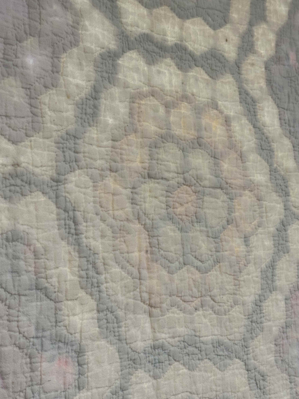 Vintage Grandmother's Flower Garden Quilt with Provenance