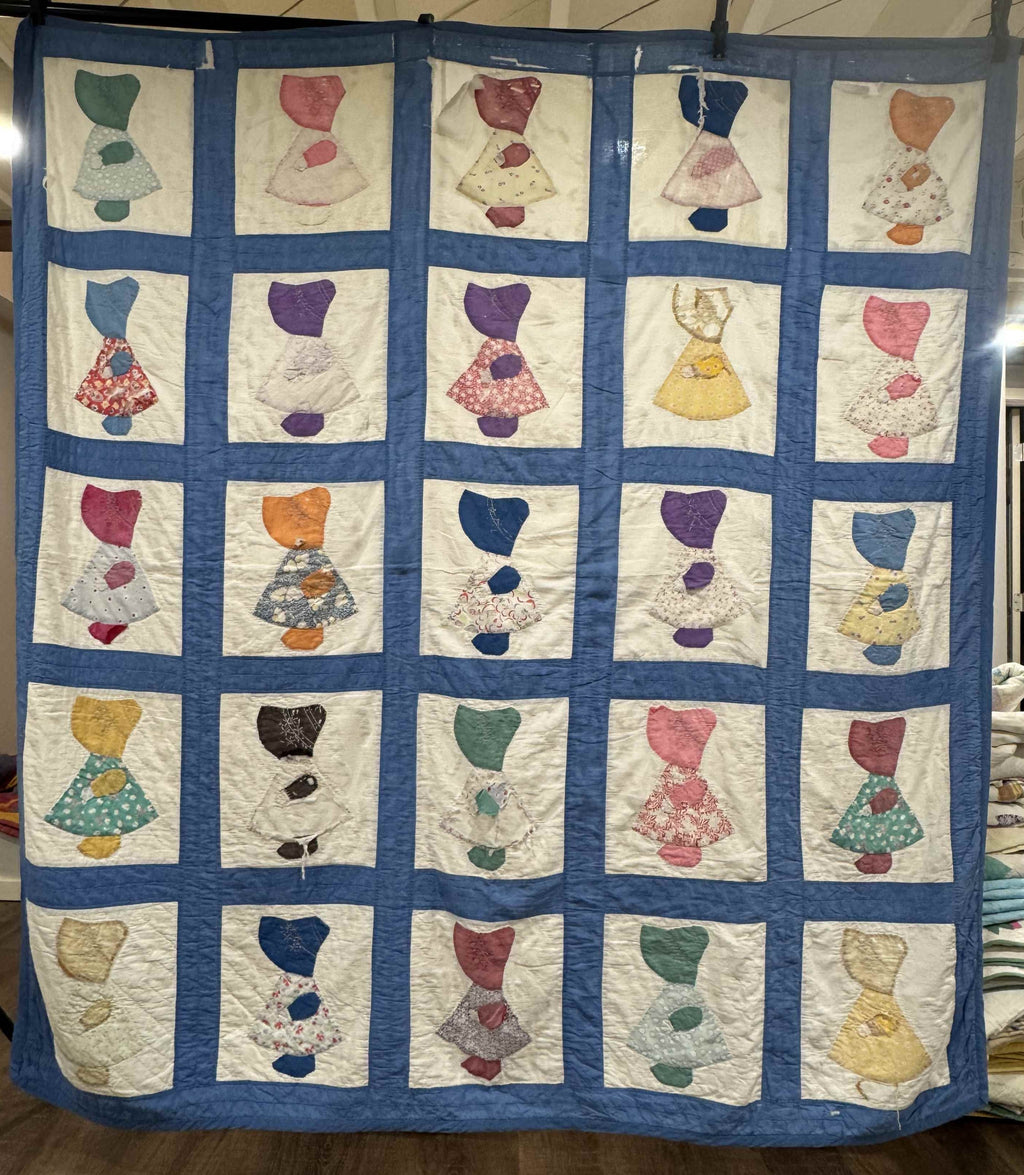 Vintage Sun Bonnet Sue Quilt
