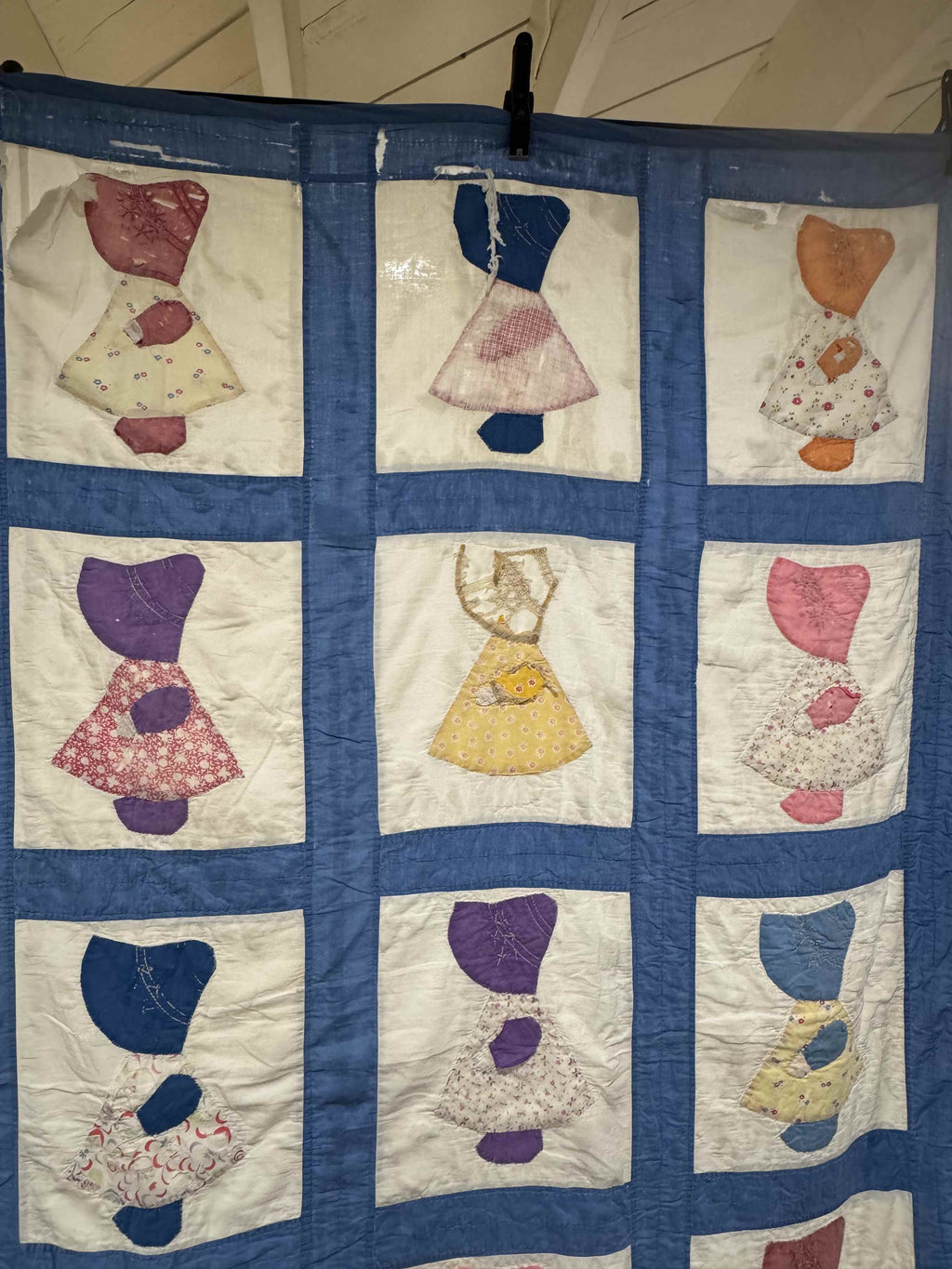 Vintage Sun Bonnet Sue Quilt