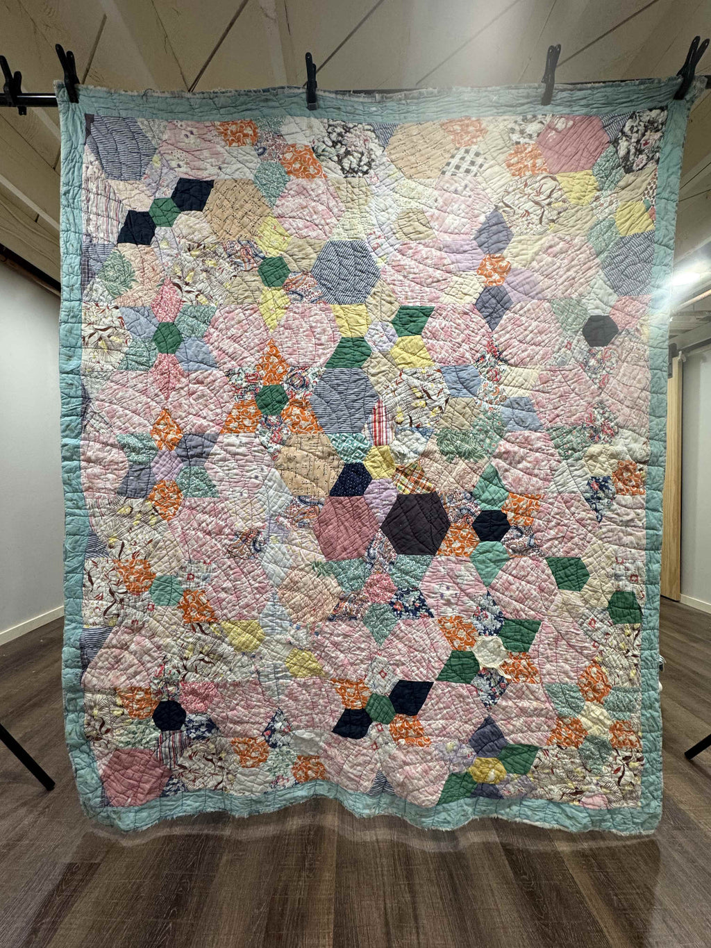 Vintage Kansas City Star Flower Garden Quilt