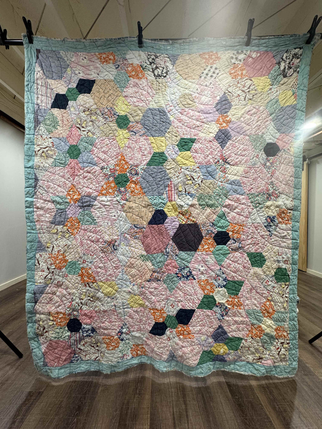 Vintage Kansas City Star Flower Garden Quilt