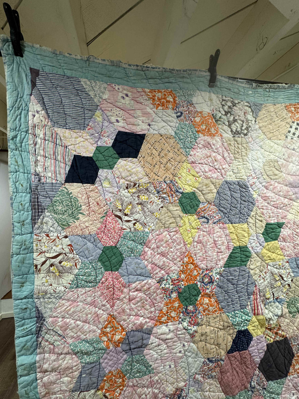 Vintage Kansas City Star Flower Garden Quilt