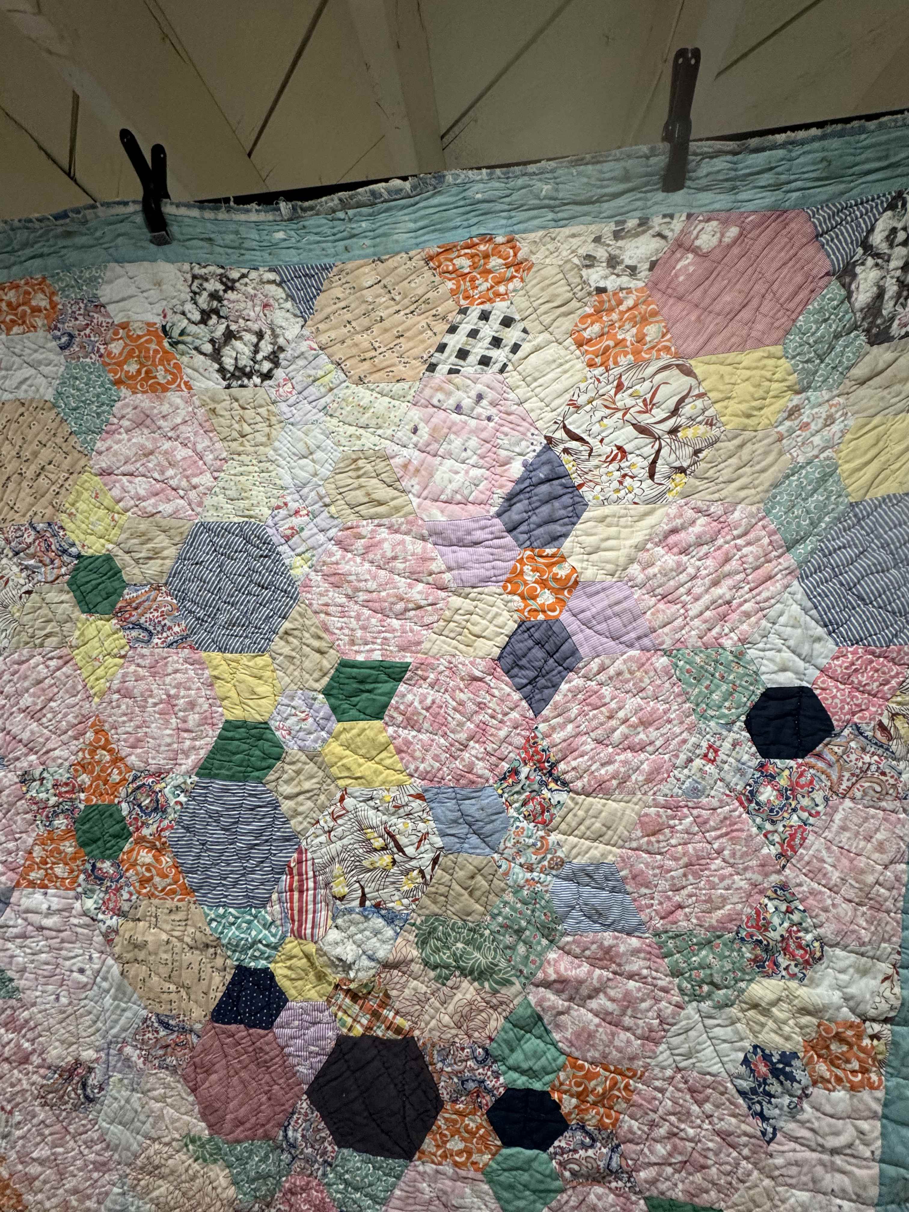 Vintage Kansas City Star Flower Garden Quilt