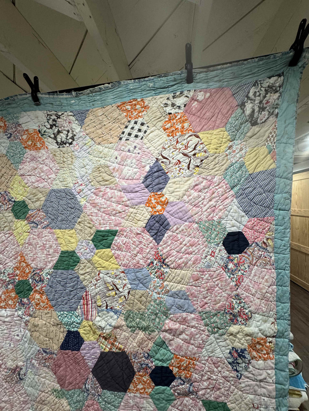 Vintage Kansas City Star Flower Garden Quilt