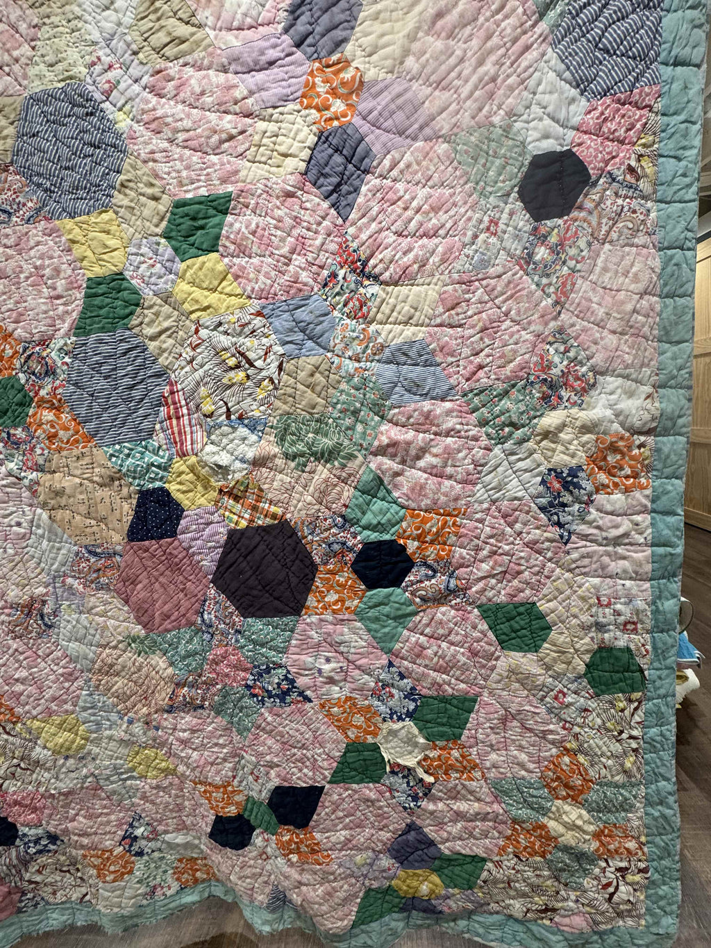Vintage Kansas City Star Flower Garden Quilt