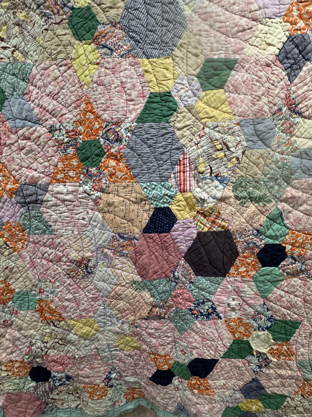 Vintage Kansas City Star Flower Garden Quilt