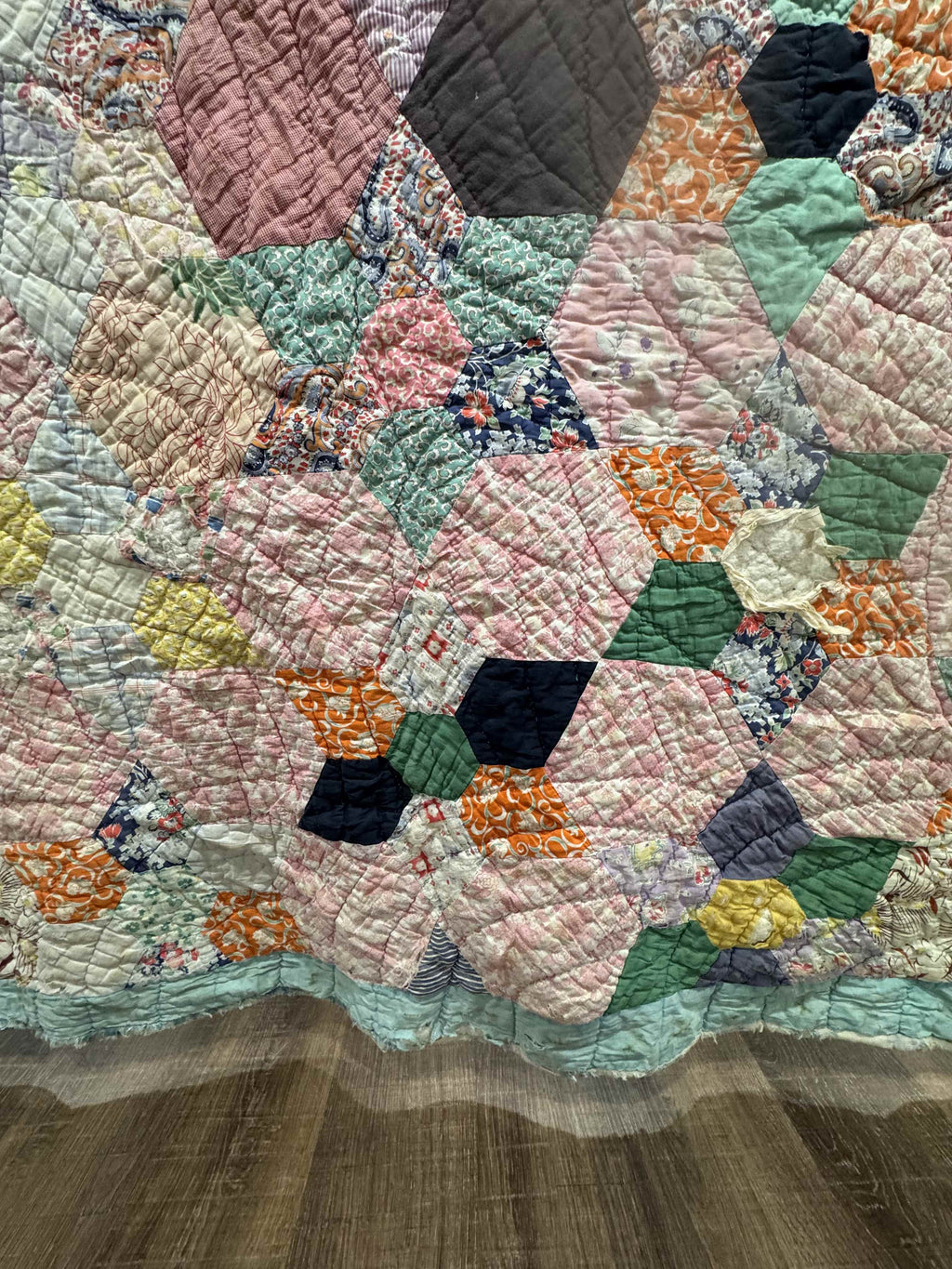 Vintage Kansas City Star Flower Garden Quilt