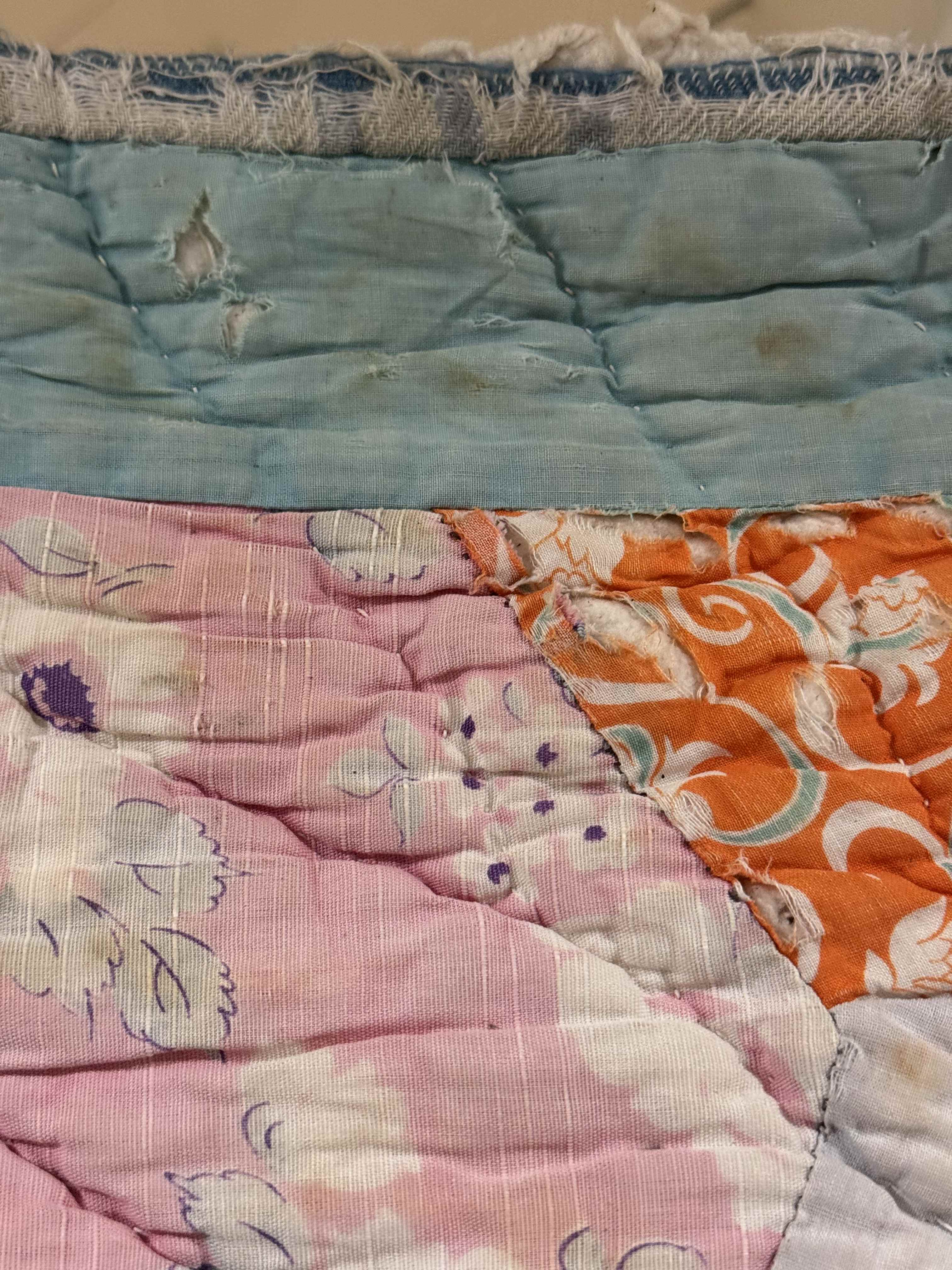 Vintage Kansas City Star Flower Garden Quilt
