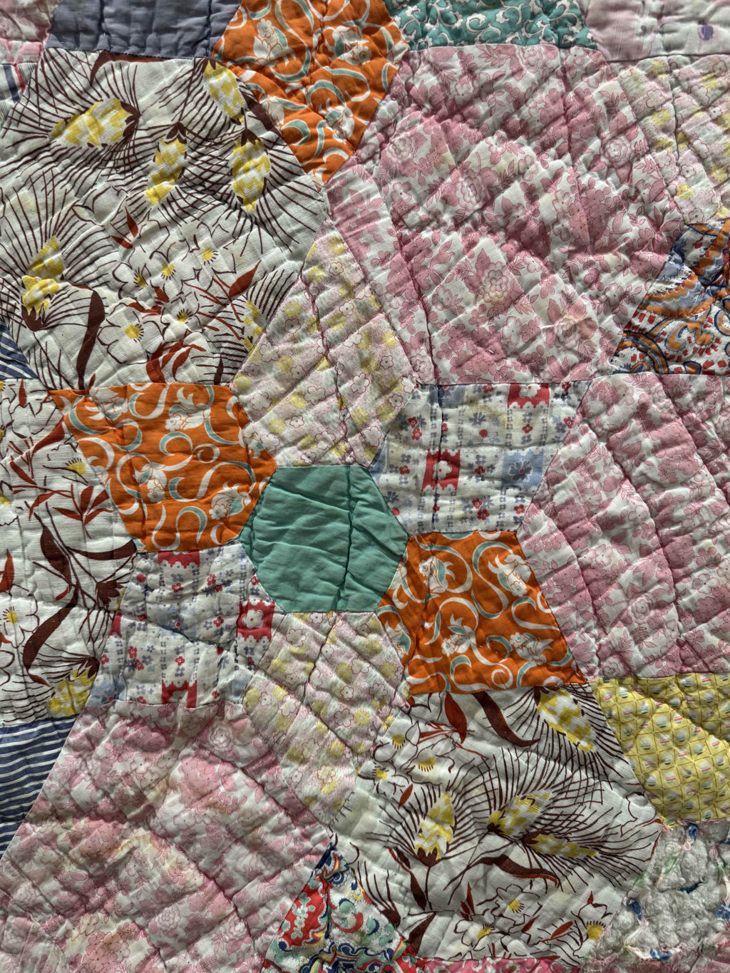 Vintage Kansas City Star Flower Garden Quilt