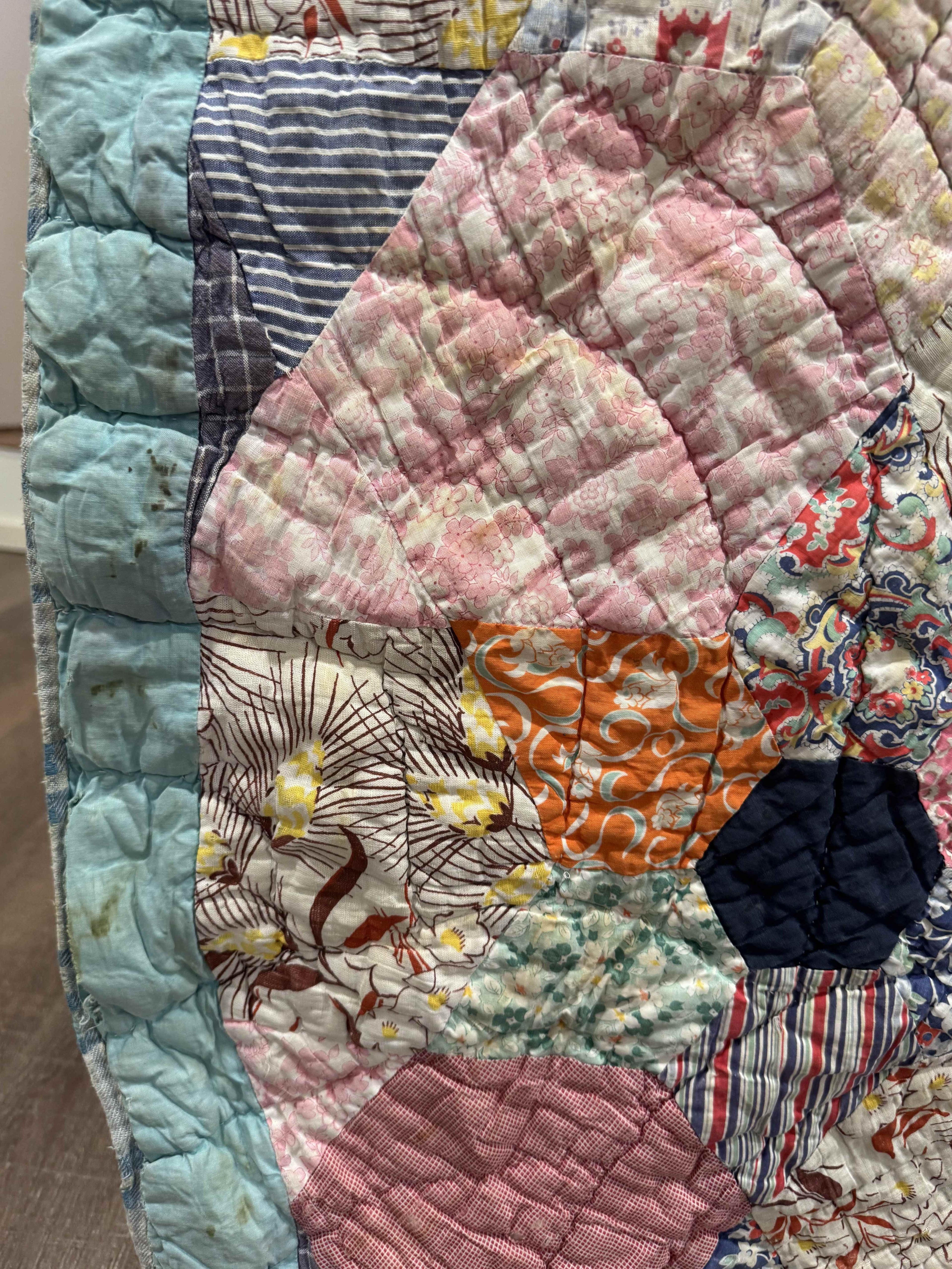 Vintage Kansas City Star Flower Garden Quilt