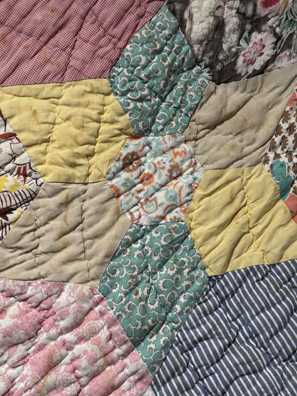 Vintage Kansas City Star Flower Garden Quilt