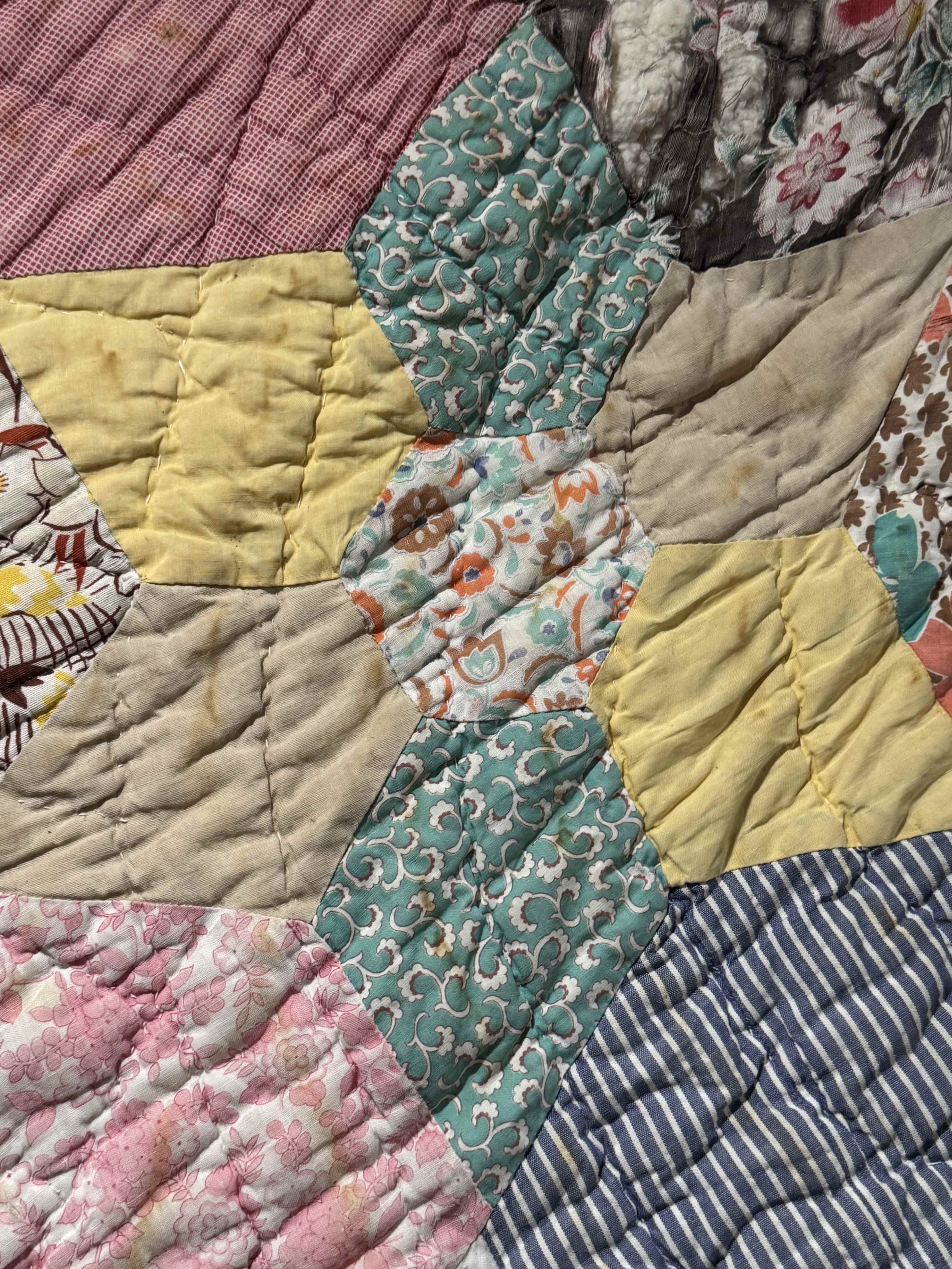 Vintage Kansas City Star Flower Garden Quilt
