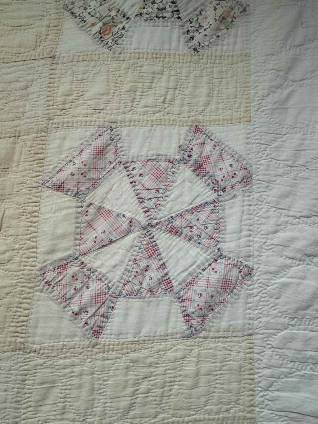 Vintage Quilt Amazing Windmill