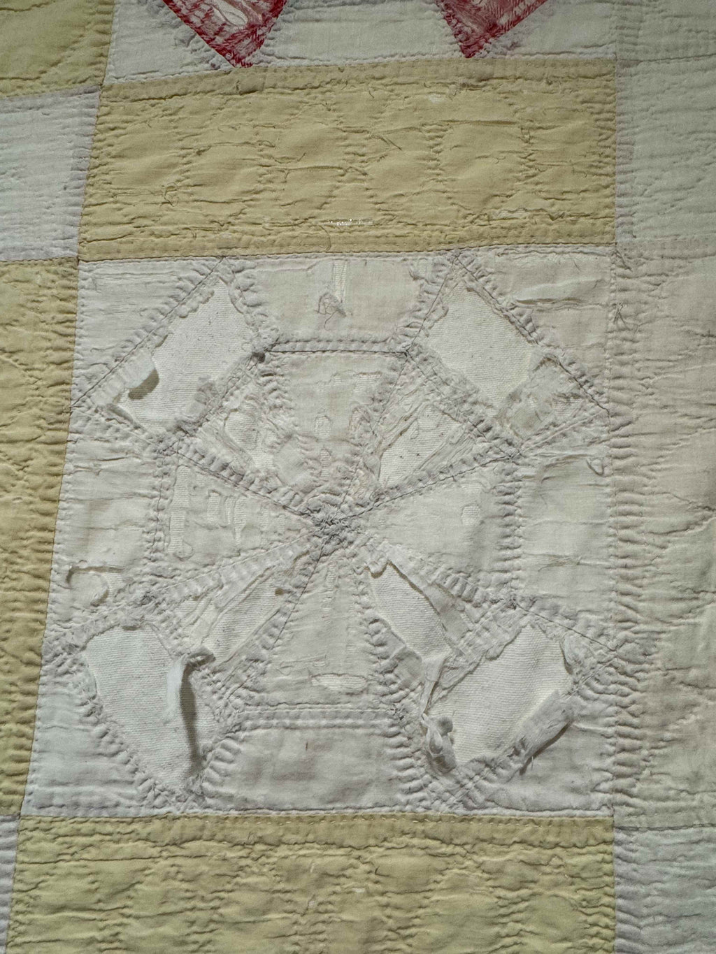 Vintage Quilt Amazing Windmill