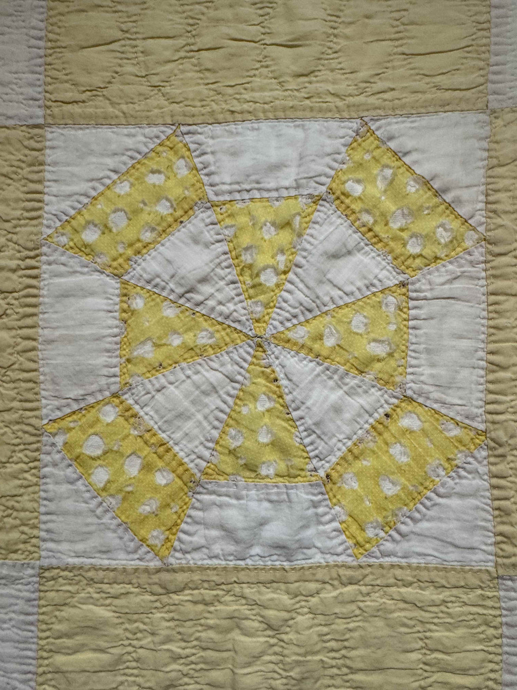 Vintage Quilt Amazing Windmill