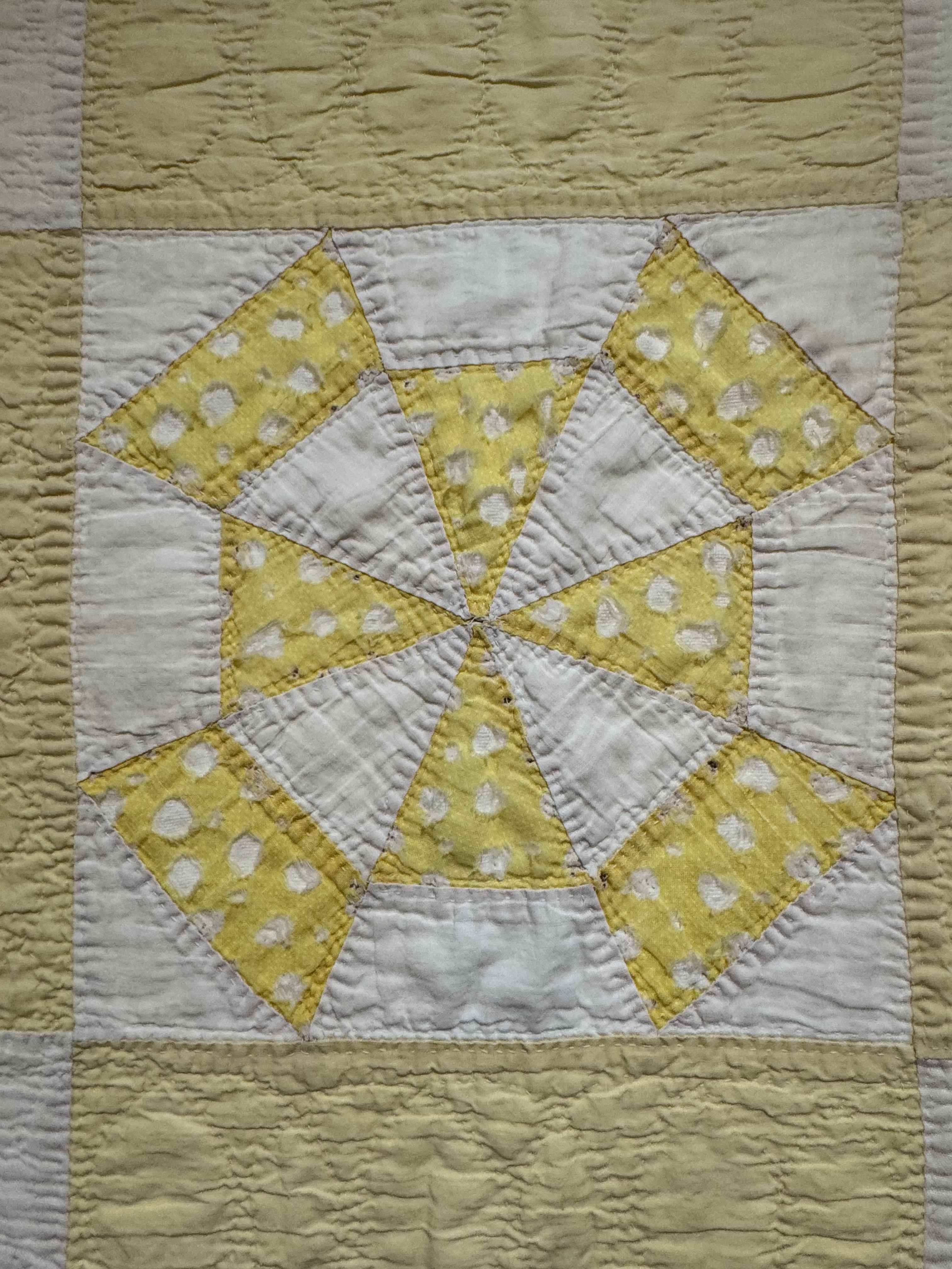 Vintage Quilt Amazing Windmill