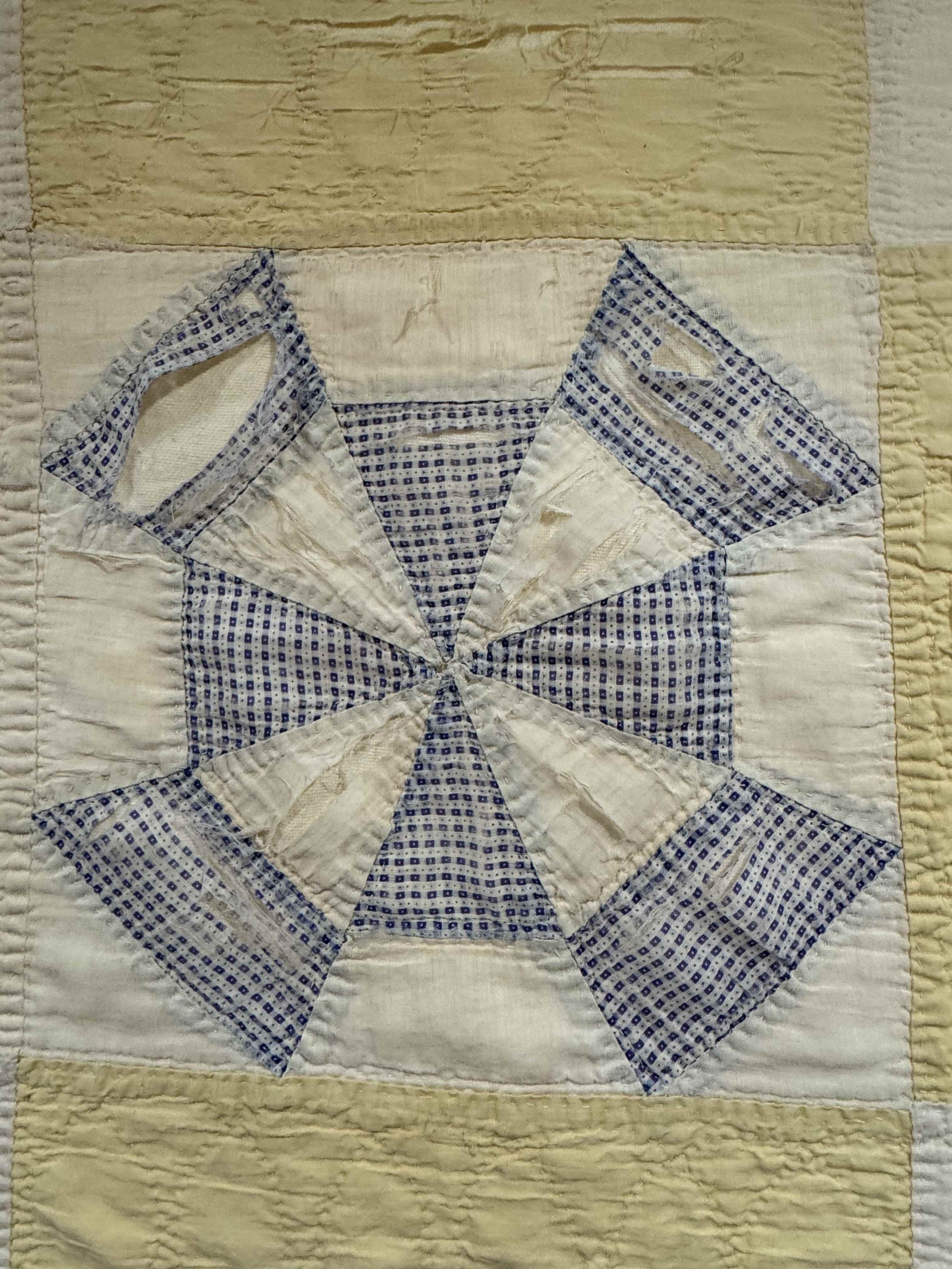 Vintage Quilt Amazing Windmill