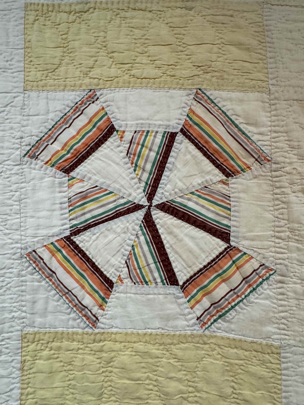Vintage Quilt Amazing Windmill