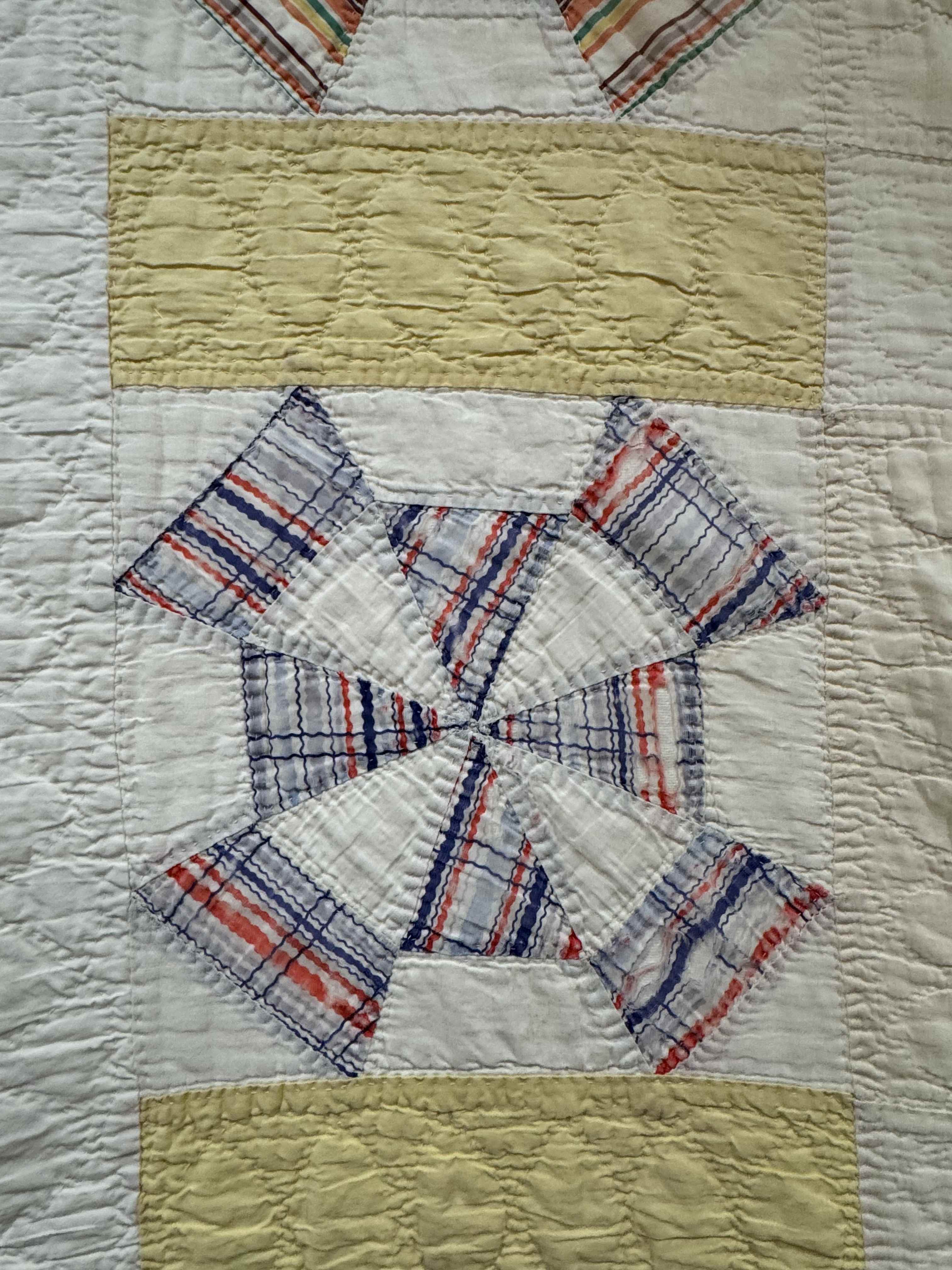 Vintage Quilt Amazing Windmill