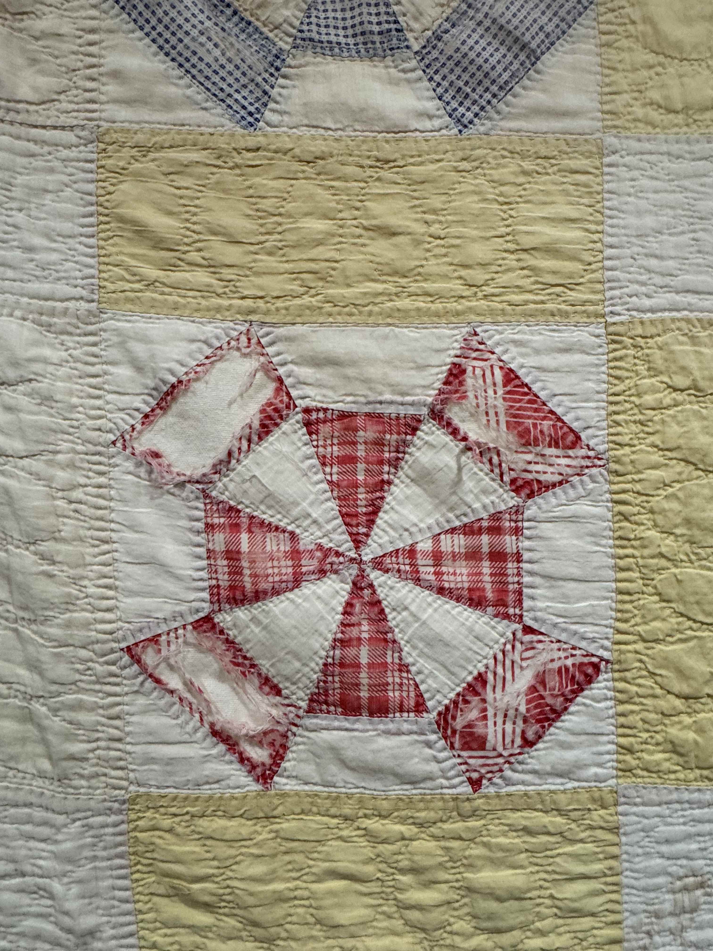 Vintage Quilt Amazing Windmill