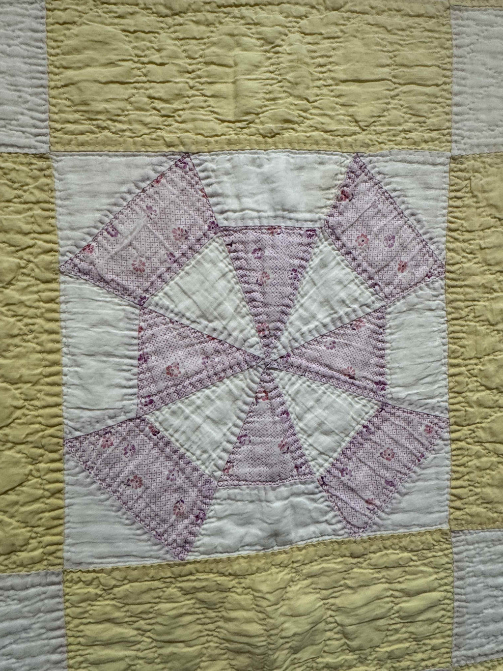 Vintage Quilt Amazing Windmill