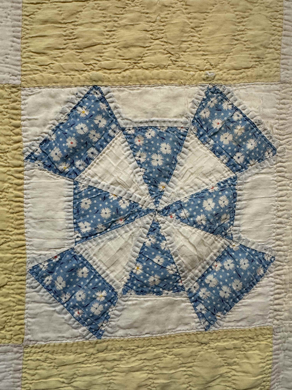 Vintage Quilt Amazing Windmill