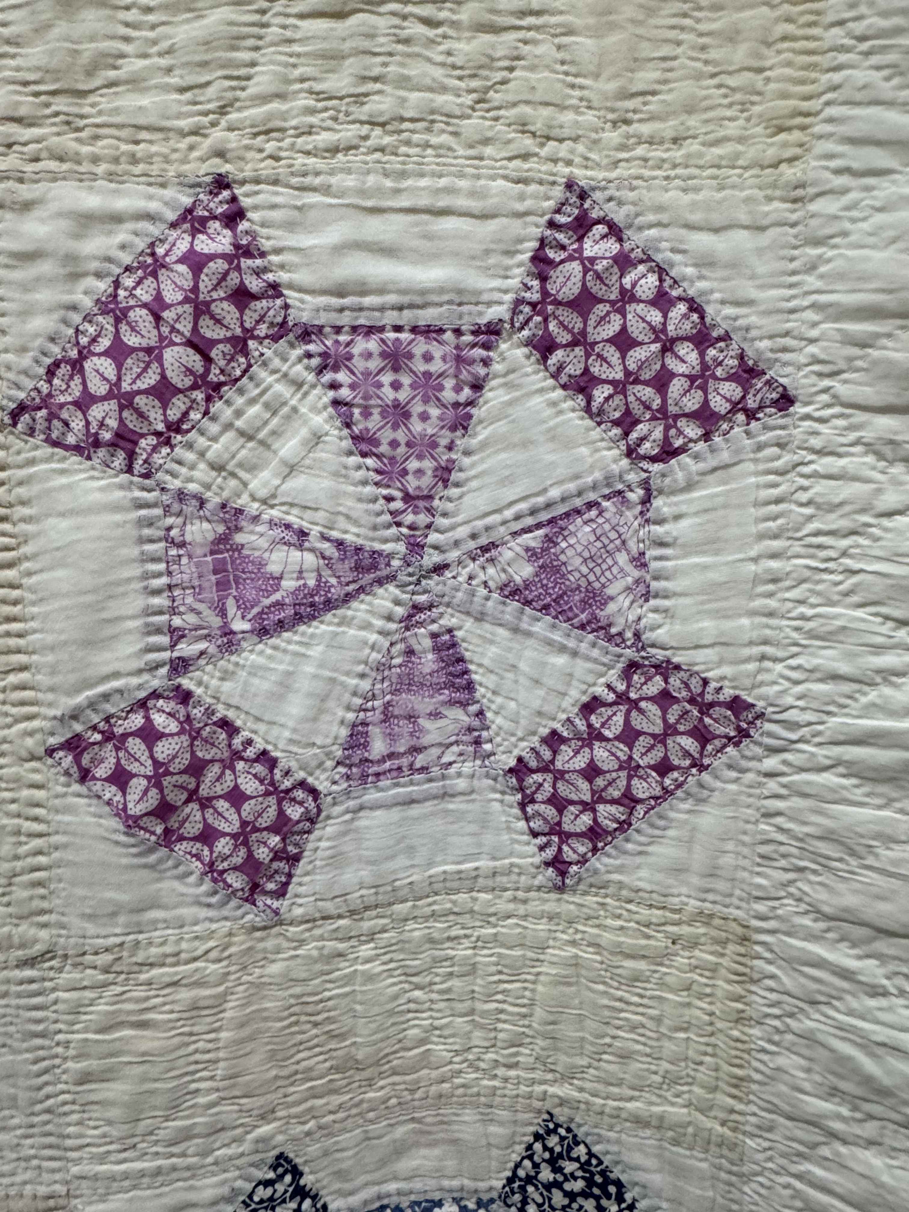 Vintage Quilt Amazing Windmill