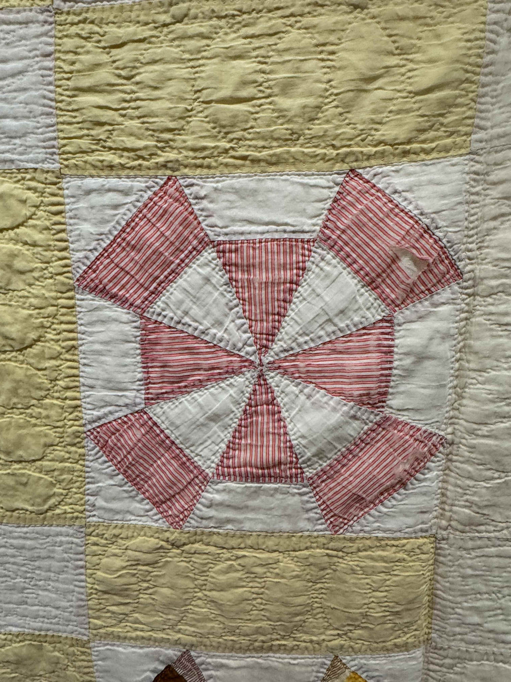Vintage Quilt Amazing Windmill