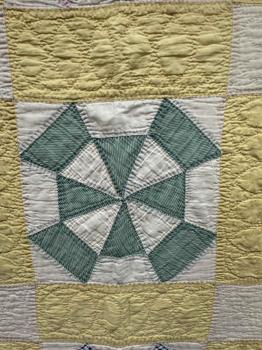 Vintage Quilt Amazing Windmill