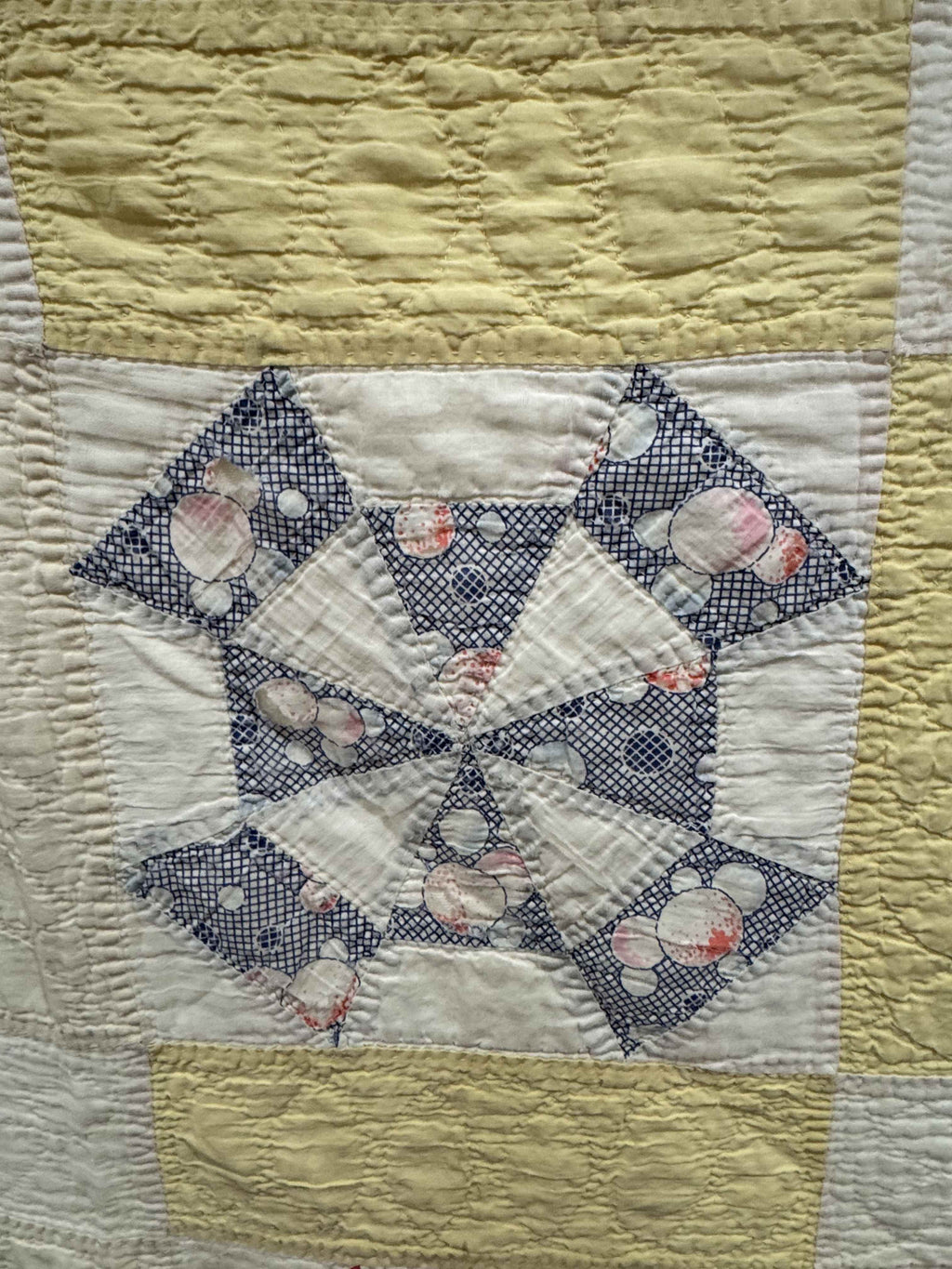 Vintage Quilt Amazing Windmill