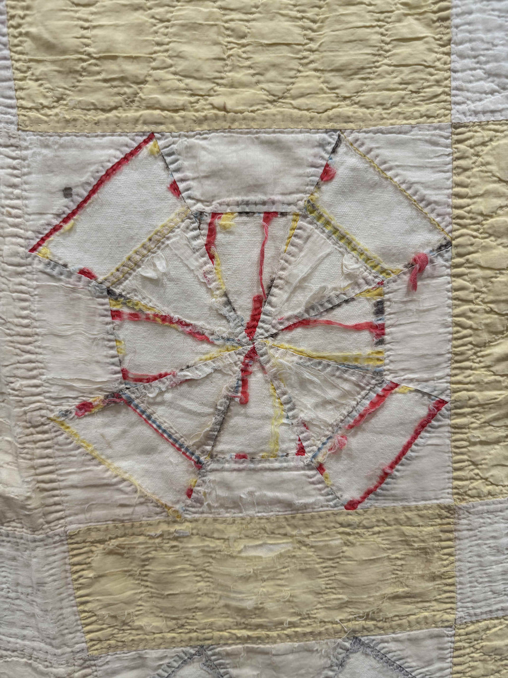 Vintage Quilt Amazing Windmill