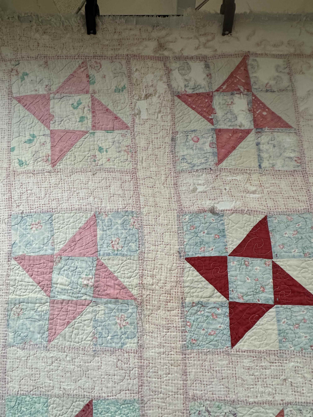 Vintage Quilt The Pin Wheel