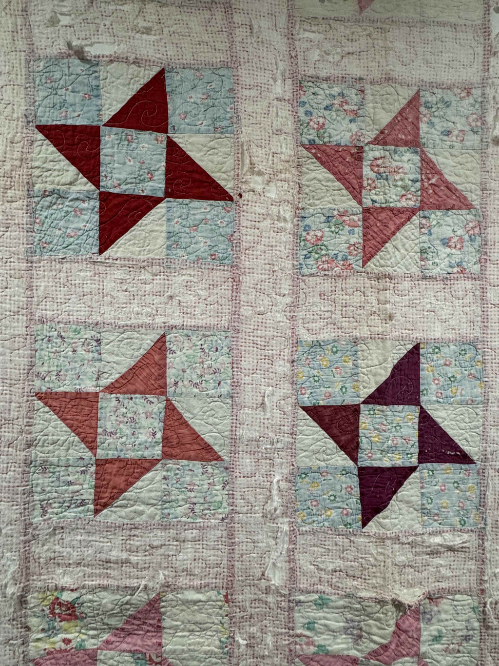 Vintage Quilt The Pin Wheel