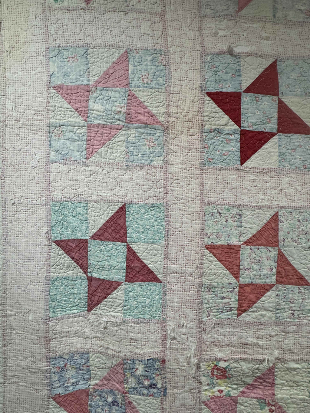 Vintage Quilt The Pin Wheel