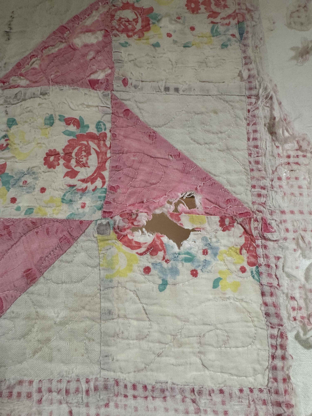 Vintage Quilt The Pin Wheel