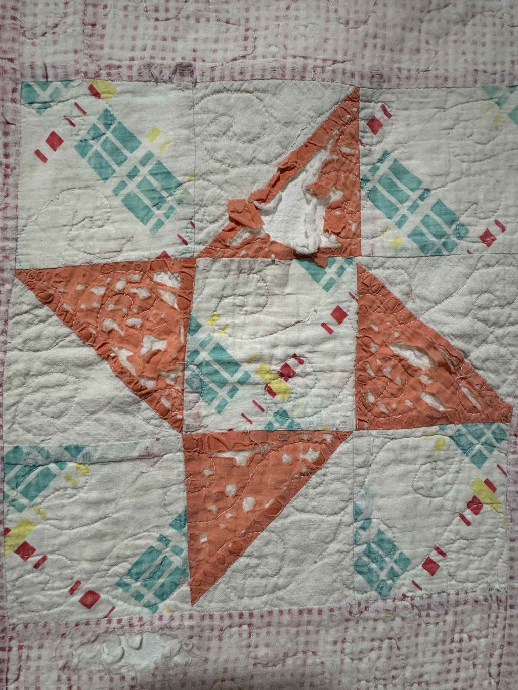 Vintage Quilt The Pin Wheel