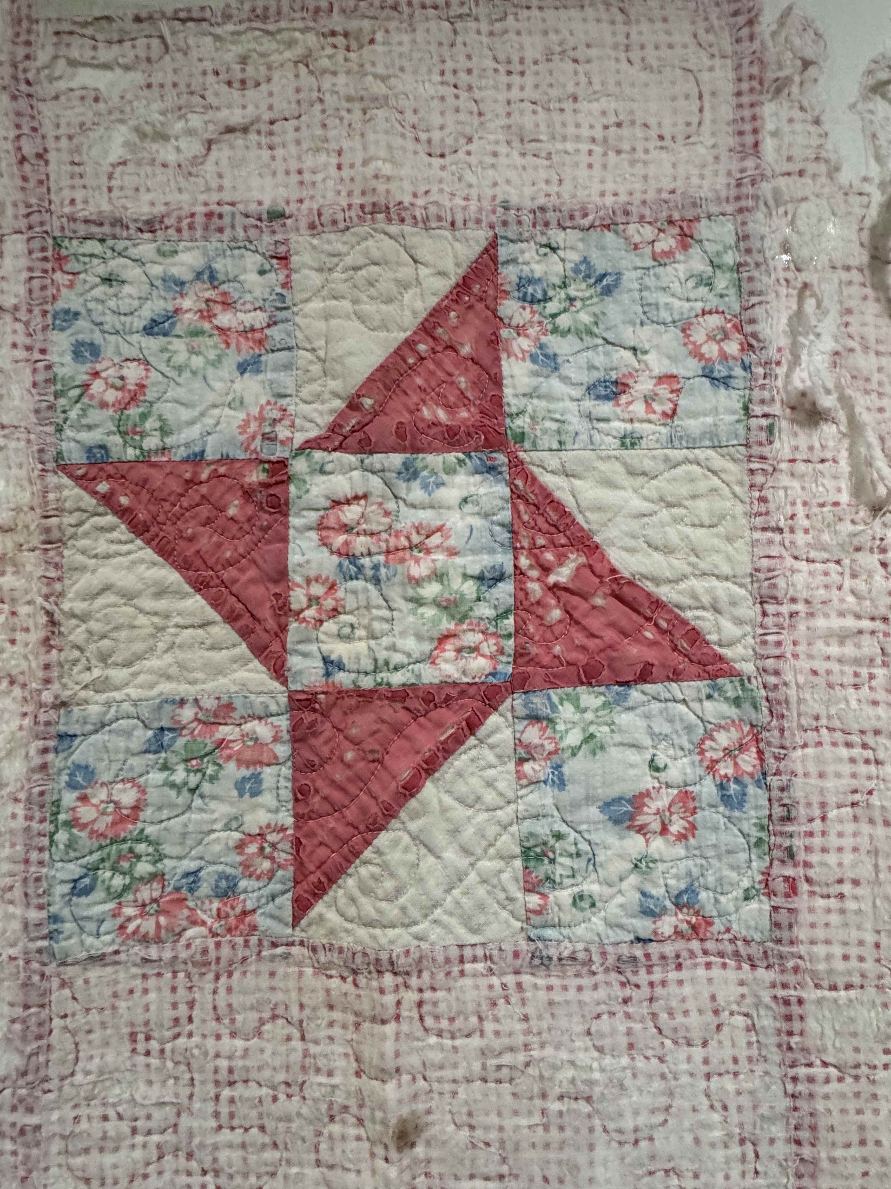 Vintage Quilt The Pin Wheel