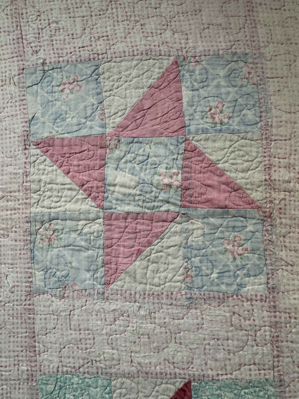 Vintage Quilt The Pin Wheel
