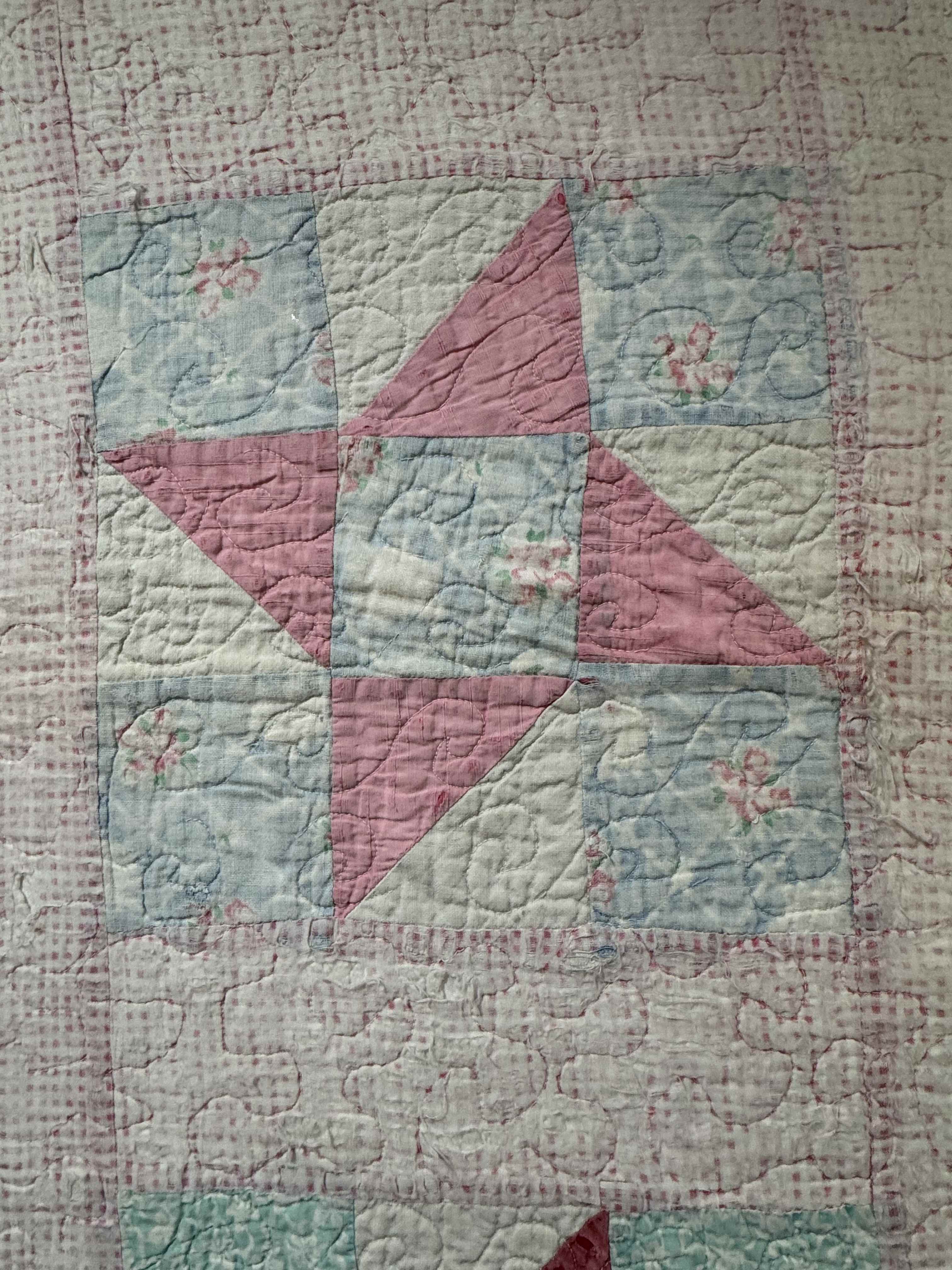 Vintage Quilt The Pin Wheel