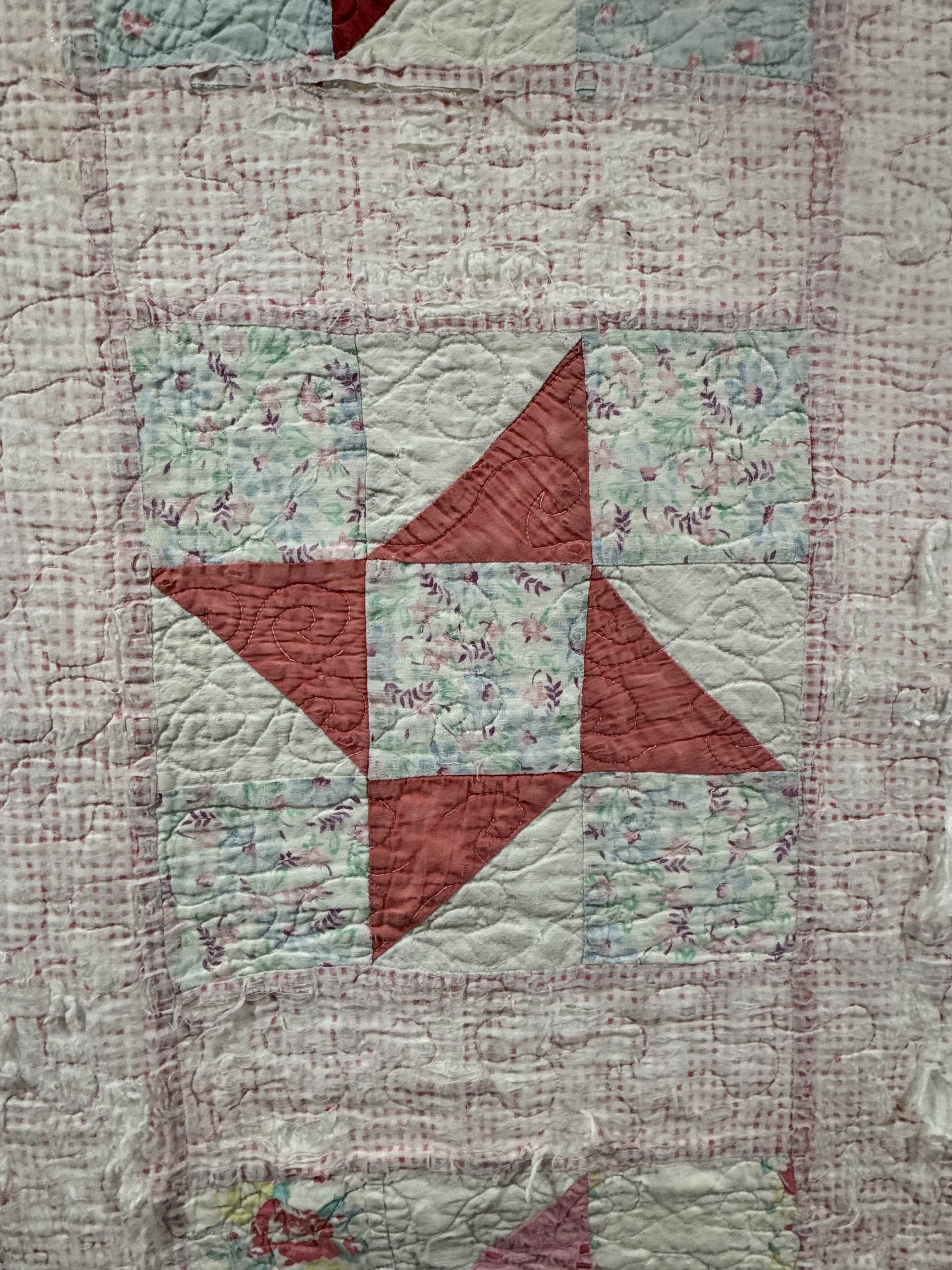 Vintage Quilt The Pin Wheel