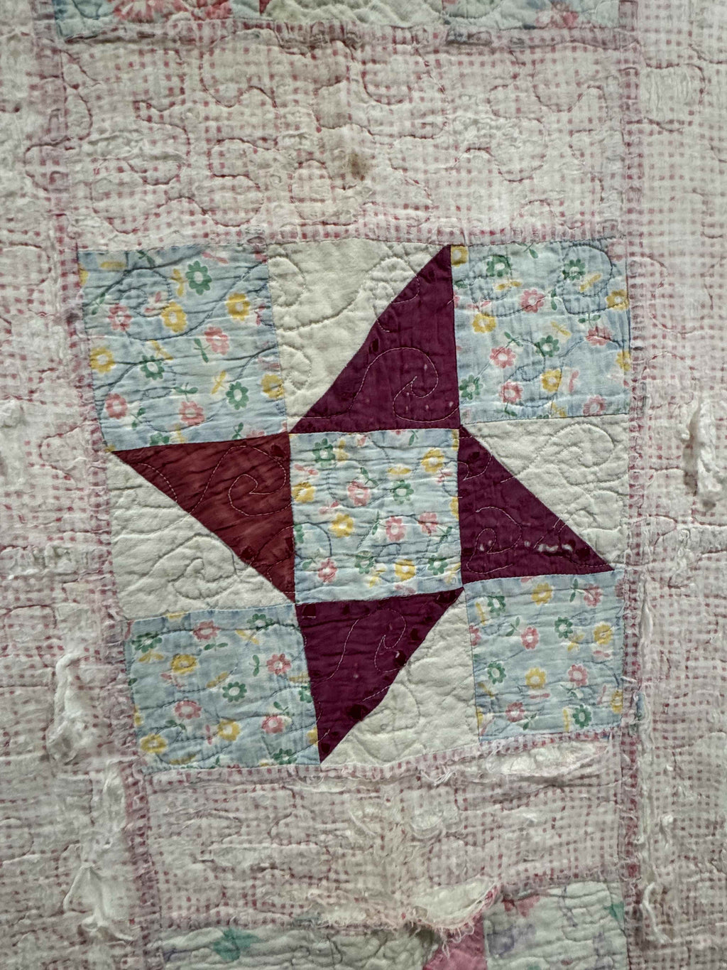 Vintage Quilt The Pin Wheel