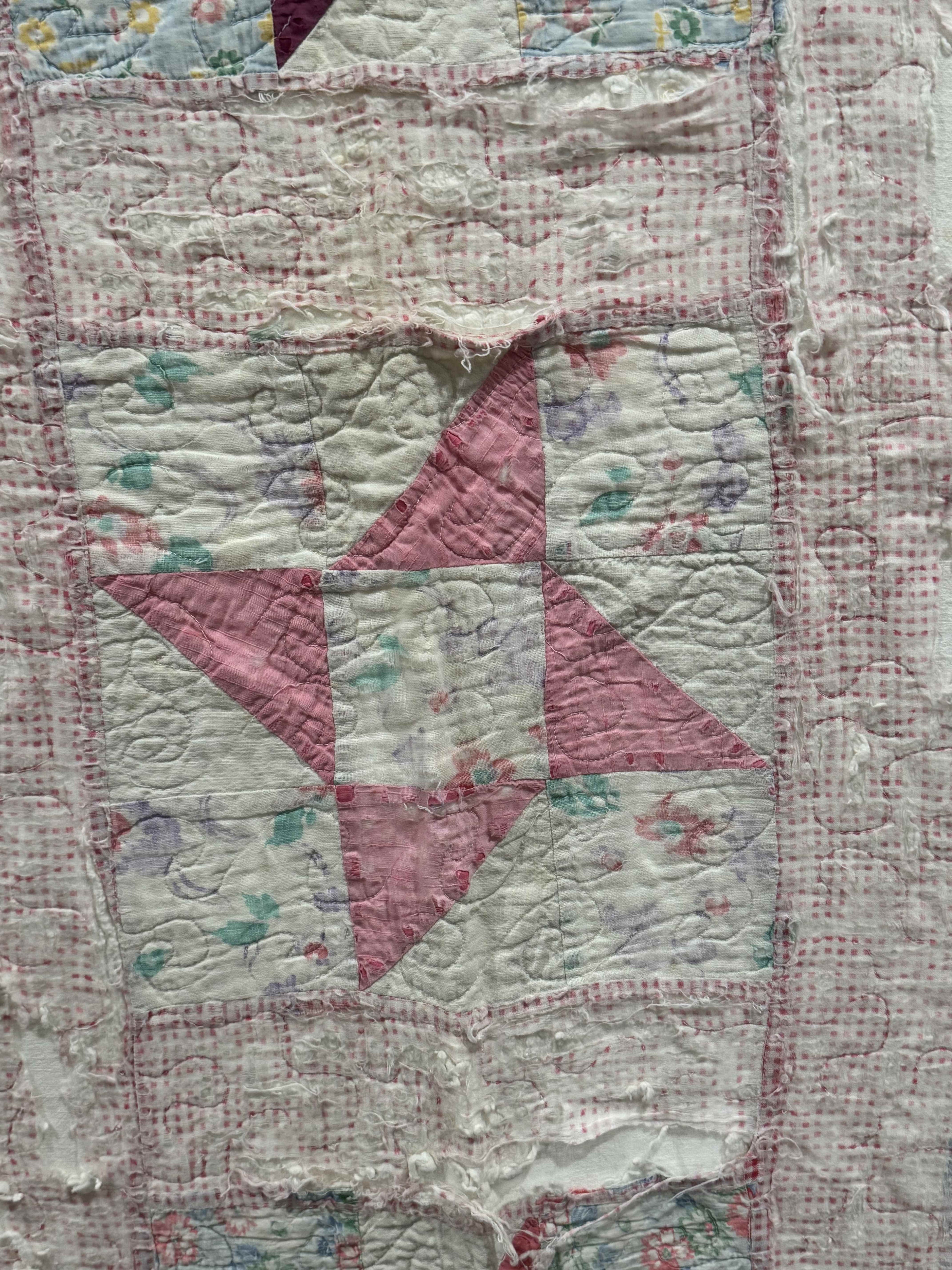 Vintage Quilt The Pin Wheel