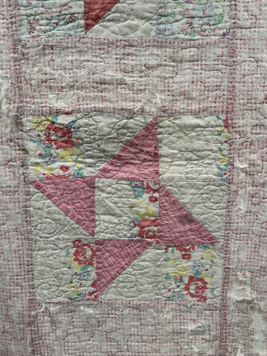 Vintage Quilt The Pin Wheel