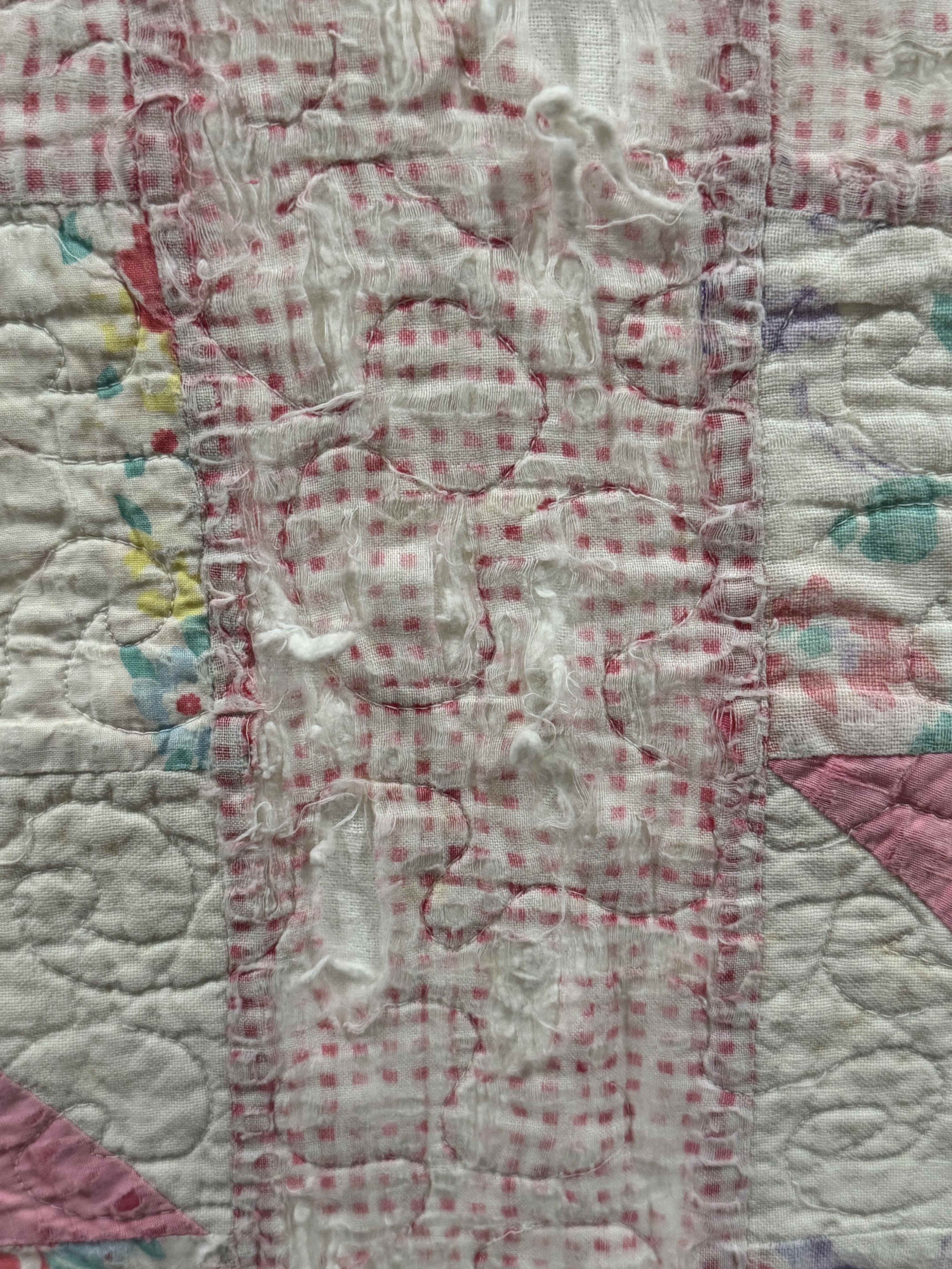 Vintage Quilt The Pin Wheel