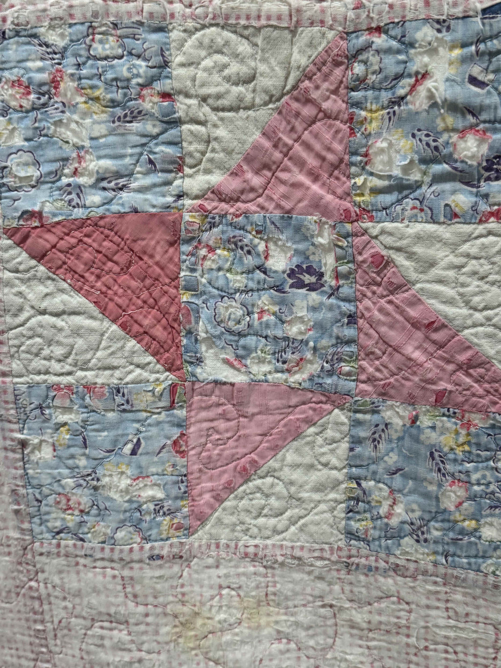 Vintage Quilt The Pin Wheel
