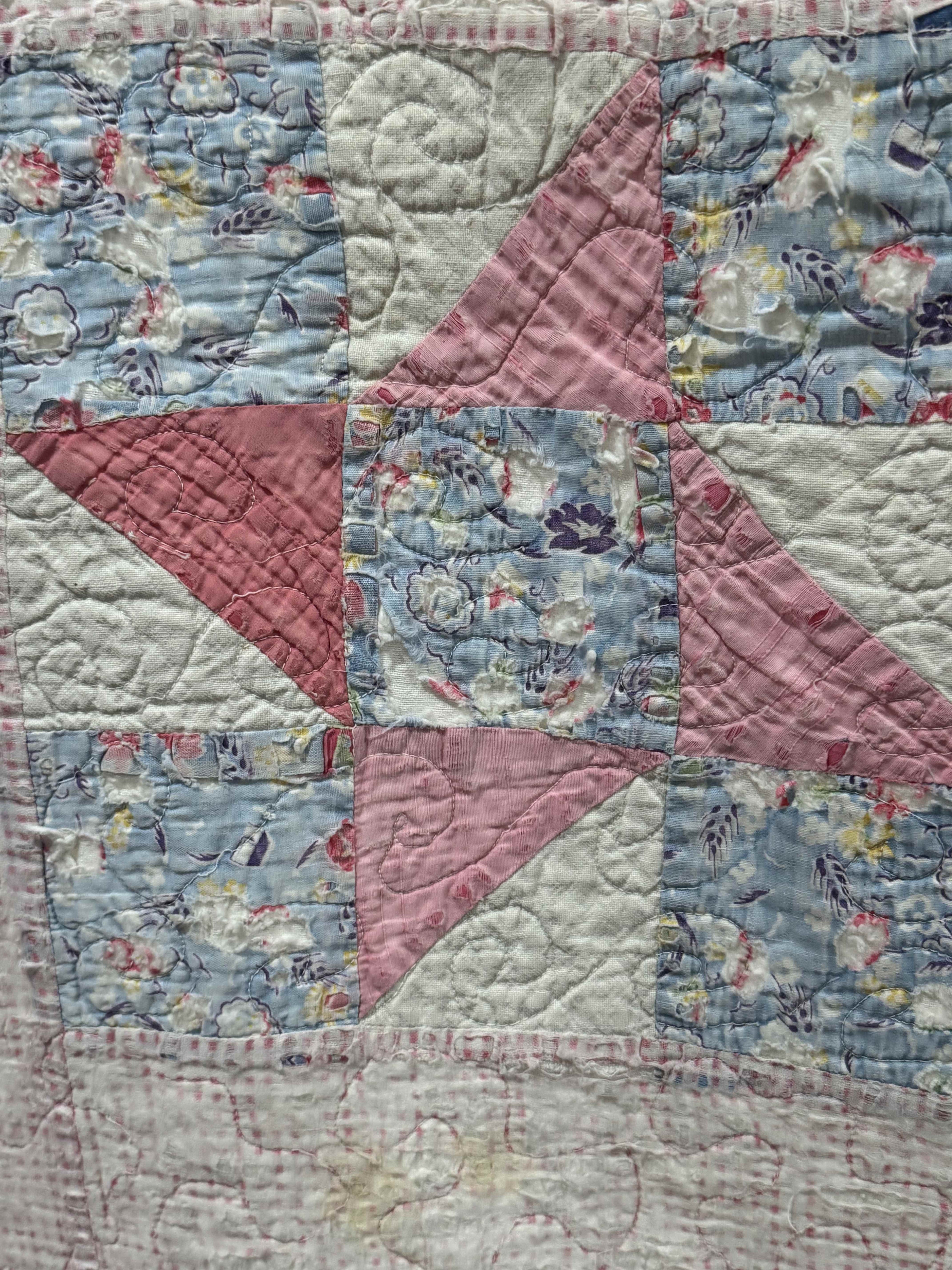Vintage Quilt The Pin Wheel